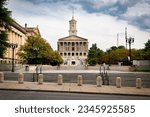 The Tennessee State Capitol building in downtown Nashville, Tennessee.