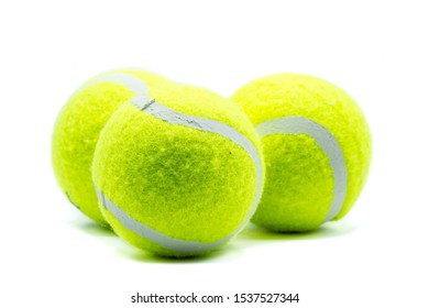 Tennis Ball Isolated On White Background