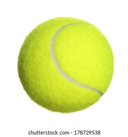 Tennis Ball Isolated On White Background Stock Photo 178729538 ...