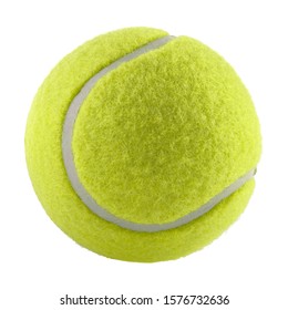 tennis ball isolated without shadow - photography