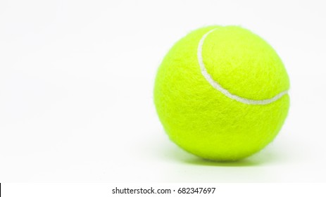 Tennis Ball On White Background.