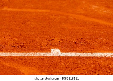 Tennis Clay Court, Service Baseline