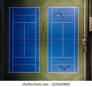 Tennis Club Courts Birds Eye View Stock Photo 1225620865 | Shutterstock
