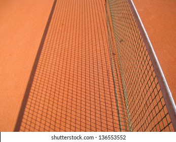 Tennis Court With Line And Net Shadow 87