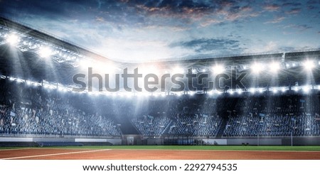 Tennis court view and stadium