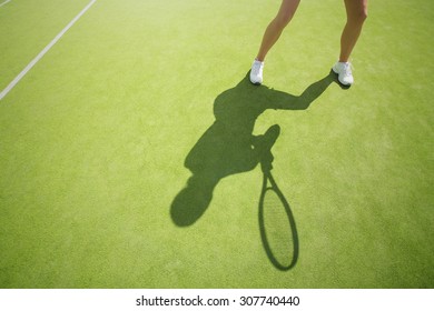 Tennis Player On The Court