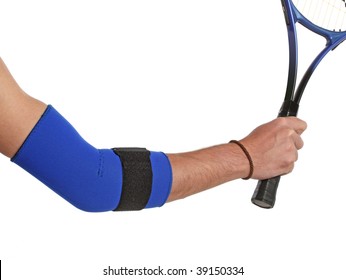 Tennis Player Wearing An Elbow Bandage, Orthopedic Series