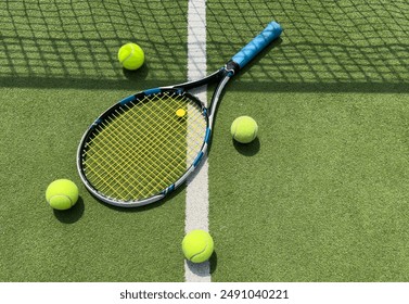 Tennis is a racket sport that is strung with cord to strike a rubber ball. Tennis is an Olympic sport and is played at all levels of society. The modern game of tennis originated in England,  - Powered by Shutterstock