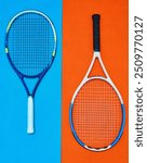 Tennis, rackets and sports game equipment for fitness, studio exercise and above for tournament. Bats, competition and training for challenge or workout, pickleball and gear for contest or match