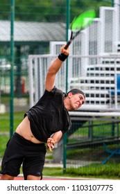 Tennis - Singapore ITF Men's Futures - SGP F2 (Men), Collin Altamirano In Action During The Match Played, Taken On 26 May 2018 At Kallang Tennis Centre, Singapore.