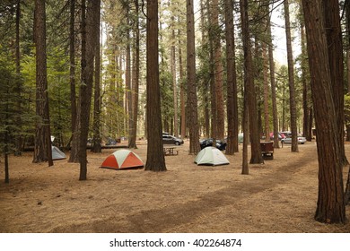 Tent Camping In Yosemite National Park 