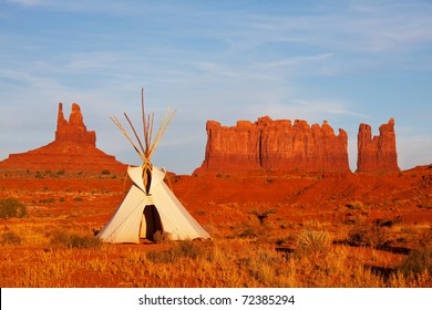 Tent in Monument valley,Utah,USA