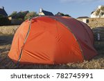 Tent on campground - Saint-Malo, France