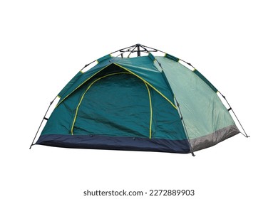 A tent is on a white background
					