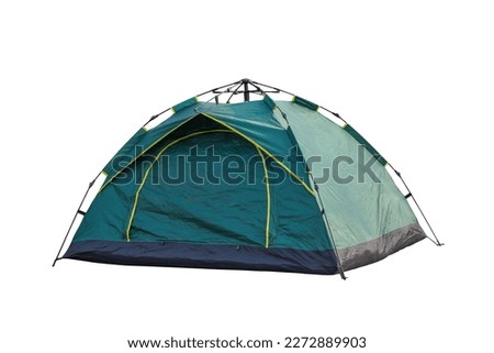 A tent is on a white background
