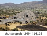 Teotihuacan archaeological zone at Teotihuacan, Mexico