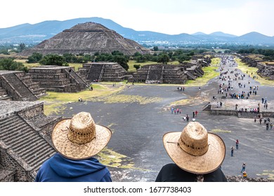 pyramid hat man