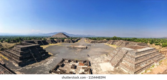 Teotihuacan Pyramids Pyramid Sun Pyramid Moon Stock Photo (Edit Now ...