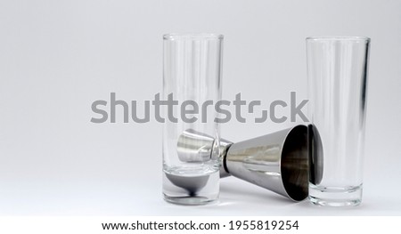tequila glasses with drink meter