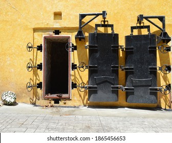 Tequila, Jalisco 04 04 2015: Open Oven Empty, Without Agave, Inside In Cuervo Distillery 