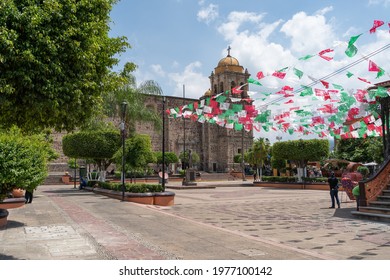 Tequila, Jalisco, Mexico - September 10, 2020: Historic Center Of The Pueblo Mágico Tequila Jalisco.