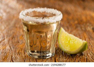 Tequila With Lime And Salt.