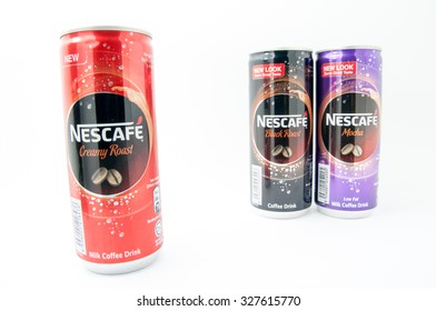 TERENGGANU, MALAYSIA - October 12th, 2015 : Nescafe Introduce New Creamy Roast And Two New Look Designed Edition With Same Great Taste By Nestle. -stock Photo