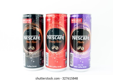 TERENGGANU, MALAYSIA - October 12th, 2015 : Nescafe Introduce New Creamy Roast And Two New Look Designed Edition With Same Great Taste By Nestle. -stock Photo