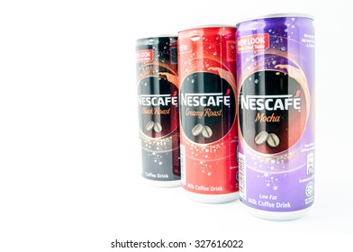 TERENGGANU, MALAYSIA - October 12th, 2015 : Nescafe Introduce New Creamy Roast And Two New Look Designed Edition With Same Great Taste By Nestle. -stock Photo