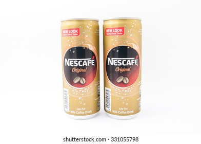 TERENGGANU, MALAYSIA - October 21st, 2015 : Nescafe Original New Look Can Design With Same Great Taste By Nestle. -stock Photo