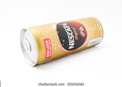 TERENGGANU, MALAYSIA - October 21st, 2015 : Nescafe Original New Look Can Design With Same Great Taste By Nestle. -stock Photo