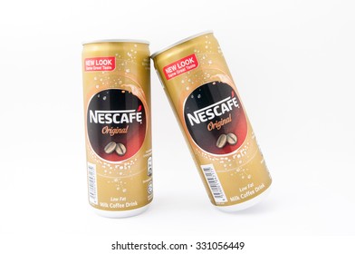 TERENGGANU, MALAYSIA - October 21st, 2015 : Nescafe Original New Look Can Design With Same Great Taste By Nestle. -stock Photo