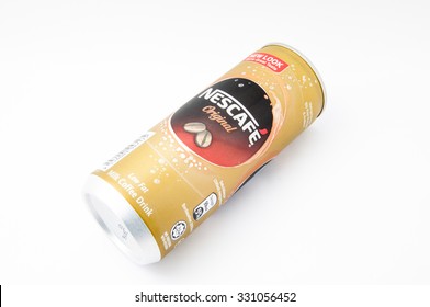 TERENGGANU, MALAYSIA - October 21st, 2015 : Nescafe Original New Look Can Design With Same Great Taste By Nestle. -stock Photo