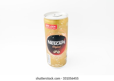 TERENGGANU, MALAYSIA - October 21st, 2015 : Nescafe Original New Look Can Design With Same Great Taste By Nestle. -stock Photo