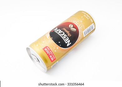 TERENGGANU, MALAYSIA - October 21st, 2015 : Nescafe Original New Look Can Design With Same Great Taste By Nestle. -stock Photo