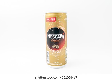 TERENGGANU, MALAYSIA - October 21st, 2015 : Nescafe Original New Look Can Design With Same Great Taste By Nestle. -stock Photo