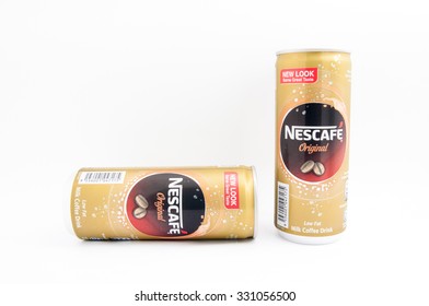 TERENGGANU, MALAYSIA - October 21st, 2015 : Nescafe Original New Look Can Design With Same Great Taste By Nestle. -stock Photo