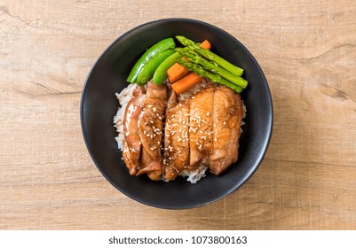 Teriyaki Chicken Rice Bowl - Asian Food Style