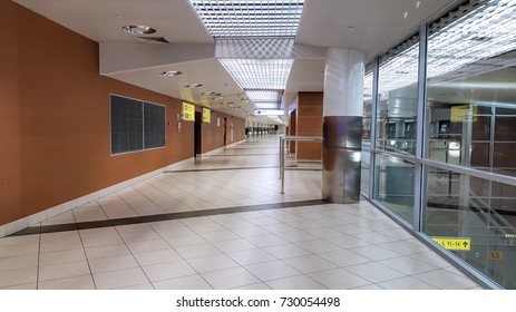 Terminal Of The International Airport Interior, No People