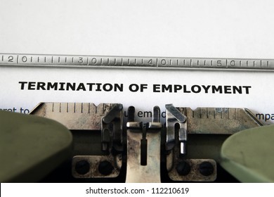 Termination Of Employment