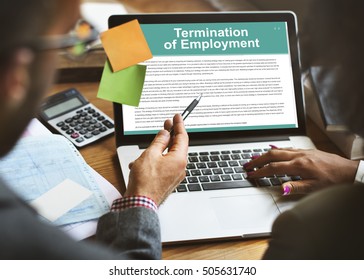 Termination Of Employment Form Concept