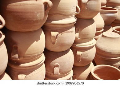 Terra Cotta Pots Made In Kriti, Greece 