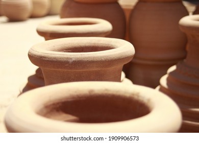 Terra Cotta Pots Made In Kriti, Greece 