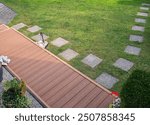 Terrace composite boards, or WPC boards are very suitable for use on terraces, sidewalks, where they create a pleasant non-slip surface that is easy to maintain.