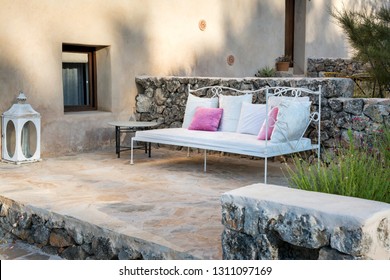 Terrace of a Finca in Ibiza - Shutterstock ID 1311097169
