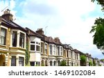 Terrace of houses in Newham, East London, UK