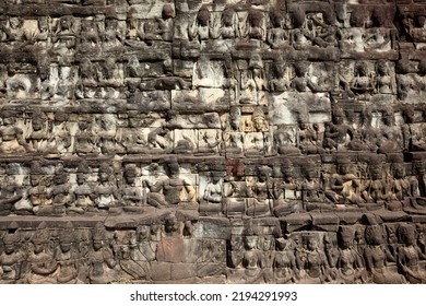 Terrace Of The Leper King In Angkor Thom, Siem Reap, Cambodia