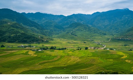 Terraced Rice Field Landscape Mu Cang Stock Photo 500128321 | Shutterstock