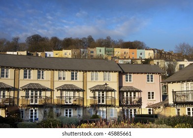 Terraces Of Colourful Houses, Bristol, UK