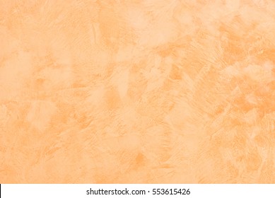 Terracotta Brown Colored Plaster Wall.